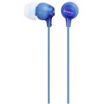 Niebieskie Słuchawki douszne marki Sony 