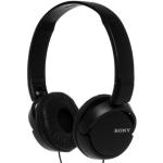 Czarne Słuchawki nauszne marki Sony 