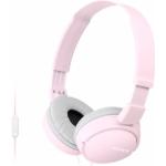 Różowe Słuchawki nauszne marki Sony 