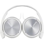 Białe Słuchawki z mikrofonem marki Sony 