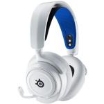 Białe Słuchawki z mikrofonem marki Steel Series Bluetooth 