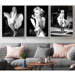 Słynna gwiazda filmowa Marilyn Monroe plakat na płótnie Vintage malarstwo na ścianie portret wydruki artystyczne dekoracje do kawiarni domowej bez ramki