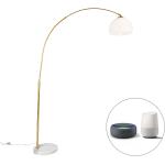 Przecenione Srebrne Lampy w systemie Smart Home stalowe marki Qazqa - gwint żarówki: E27 