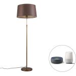 Przecenione Brązowe Lampy w systemie Smart Home z tworzywa sztucznego marki Qazqa 