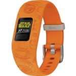 Pomarańczowe Activity Trackers dla dzieci z systemem Garmin OS marki Garmin Vivofit Star Wars 