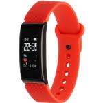 Czerwone Smartwatche damskie z funkcją SMS eleganckie marki garett 
