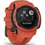 Czerwone Smartwatche z systemem Garmin OS z GPS sportowe marki Garmin Instinct 