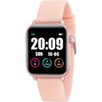 Różowe Smartwatche damskie z GPS dotykowe z monitorem snu marki Rubicon Bluetooth 