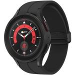 Czarne Smartwatche marki Samsung Galaxy Watch5 Pro 