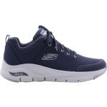 Niebieskie Sneakersy męskie eleganckie marki Skechers w rozmiarze 40 