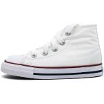 Białe Buty sznurowane dla dzieci z tkaniny marki Converse w rozmiarze 23 