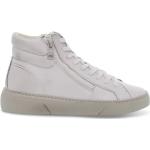 Białe Sneakersy na koturnie męskie eleganckie marki Crime London w rozmiarze 45 - wysokość obcasa od 3cm do 5cm 