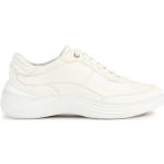 Białe Sneakersy damskie marki Geox w rozmiarze 39 