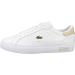 Białe Sneakersy damskie marki Lacoste w rozmiarze 39 