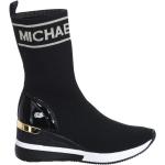 Czarne Sneakersy w stylu casual z poliestru marki Michael Kors MICHAEL w rozmiarze 40 - wysokość obcasa od 5cm do 7cm 