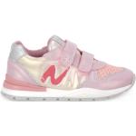 Różowe Sneakersy dla dziewczynek eleganckie marki Naturino w rozmiarze 25 