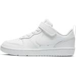 Białe Sneakersy na rzepy dla dzieci marki Nike w rozmiarze 29,5 