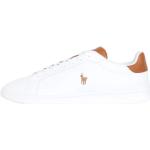 Białe Wysokie sneakersy męskie na wiosnę marki Ralph Lauren w rozmiarze 40 