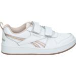 Białe Sneakersy dla dzieci sportowe ze skóry syntetycznej marki Reebok w rozmiarze 34 