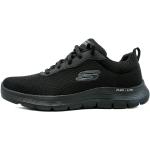 Czarne Sneakersy męskie w stylu casual syntetyczne marki Skechers w rozmiarze 40 