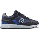 Niebieskie Sneakersy męskie z tkaniny marki Trussardi w rozmiarze 40 