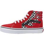 Czerwone Wysokie sneakersy dla dzieci marki Vans w rozmiarze 27,5 