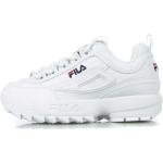 Białe Niskie sneakersy dla dzieci sportowe marki Fila w rozmiarze 33 