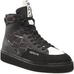 Czarne Wysokie sneakersy męskie marki Armani Exchange w rozmiarze 43 