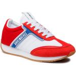 Przecenione Czerwone Niskie sneakersy męskie marki Bikkembergs w rozmiarze 45 