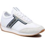 Przecenione Białe Niskie sneakersy męskie marki Bikkembergs w rozmiarze 43 