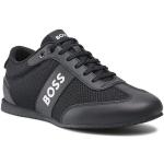 Przecenione Czarne Niskie sneakersy męskie marki HUGO BOSS BOSS w rozmiarze 40 