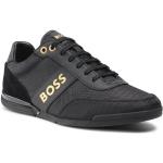 Przecenione Czarne Niskie sneakersy męskie marki HUGO BOSS BOSS w rozmiarze 40 
