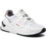Przecenione Białe Sneakersy damskie marki HUGO BOSS BOSS w rozmiarze 36 