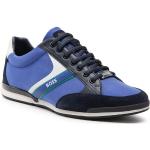 Przecenione Niebieskie Niskie sneakersy męskie marki HUGO BOSS BOSS w rozmiarze 43 
