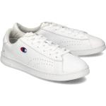 Białe Niskie sneakersy męskie z tkaniny na wiosnę marki Champion w rozmiarze 44 
