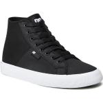 Czarne Sneakersy sznurowane męskie skaterskie marki DC Shoes w rozmiarze 45 