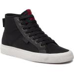 Przecenione Czarne Sneakersy sznurowane męskie skaterskie marki DC Shoes w rozmiarze 45 