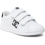 Przecenione Białe Niskie sneakersy męskie ze skóry marki DC Shoes w rozmiarze 38 
