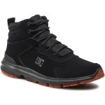 Czarne Sneakersy sznurowane męskie skaterskie ze skóry marki DC Shoes w rozmiarze 46 