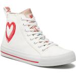 Przecenione Białe Sneakersy damskie marki Desigual w rozmiarze 37 