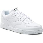 Przecenione Białe Niskie sneakersy męskie sportowe marki Diadora w rozmiarze 40 