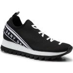 Przecenione Czarne Sneakersy damskie marki DKNY | Donna Karan w rozmiarze 37 
