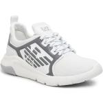 Przecenione Białe Sneakersy damskie marki Emporio Armani w rozmiarze 46 