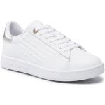 Białe Buty skórzane damskie ze skóry marki Emporio Armani w rozmiarze 44 