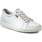 Białe Sneakersy damskie marki Ecco w rozmiarze 37 
