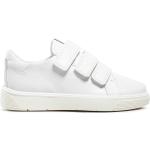 Białe Sneakersy na rzepy dla dziewczynek 