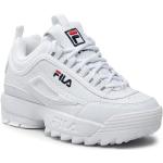 Przecenione Białe Sneakersy damskie marki Fila w rozmiarze 30 