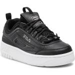 Przecenione Czarne Sneakersy damskie marki Fila w rozmiarze 36 