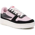 Przecenione Różowe Niskie sneakersy damskie z zamszu marki Fila w rozmiarze 38 
