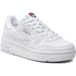 Przecenione Białe Sneakersy damskie marki Fila w rozmiarze 36 